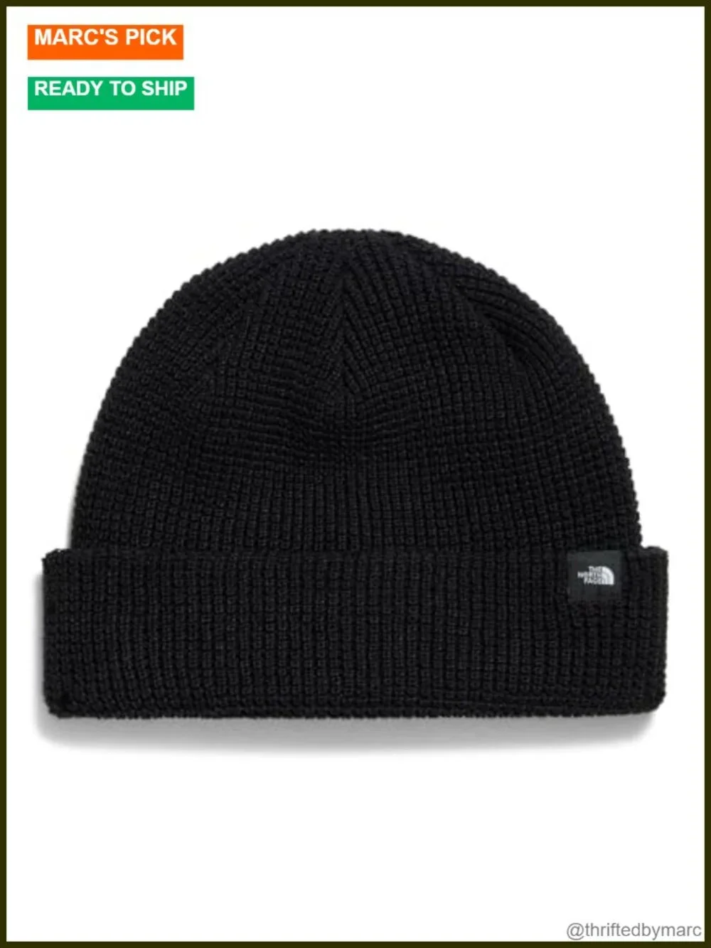Recycled Polyester Beanie - Cuffed, Shallow Fit Winter Hat